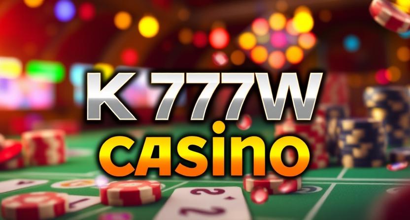 K777W casino online gaming interface