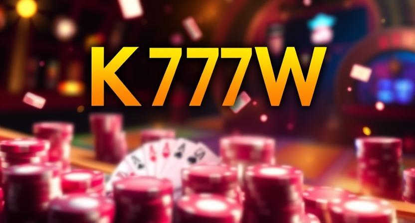 Variety of slot machines available on K777W